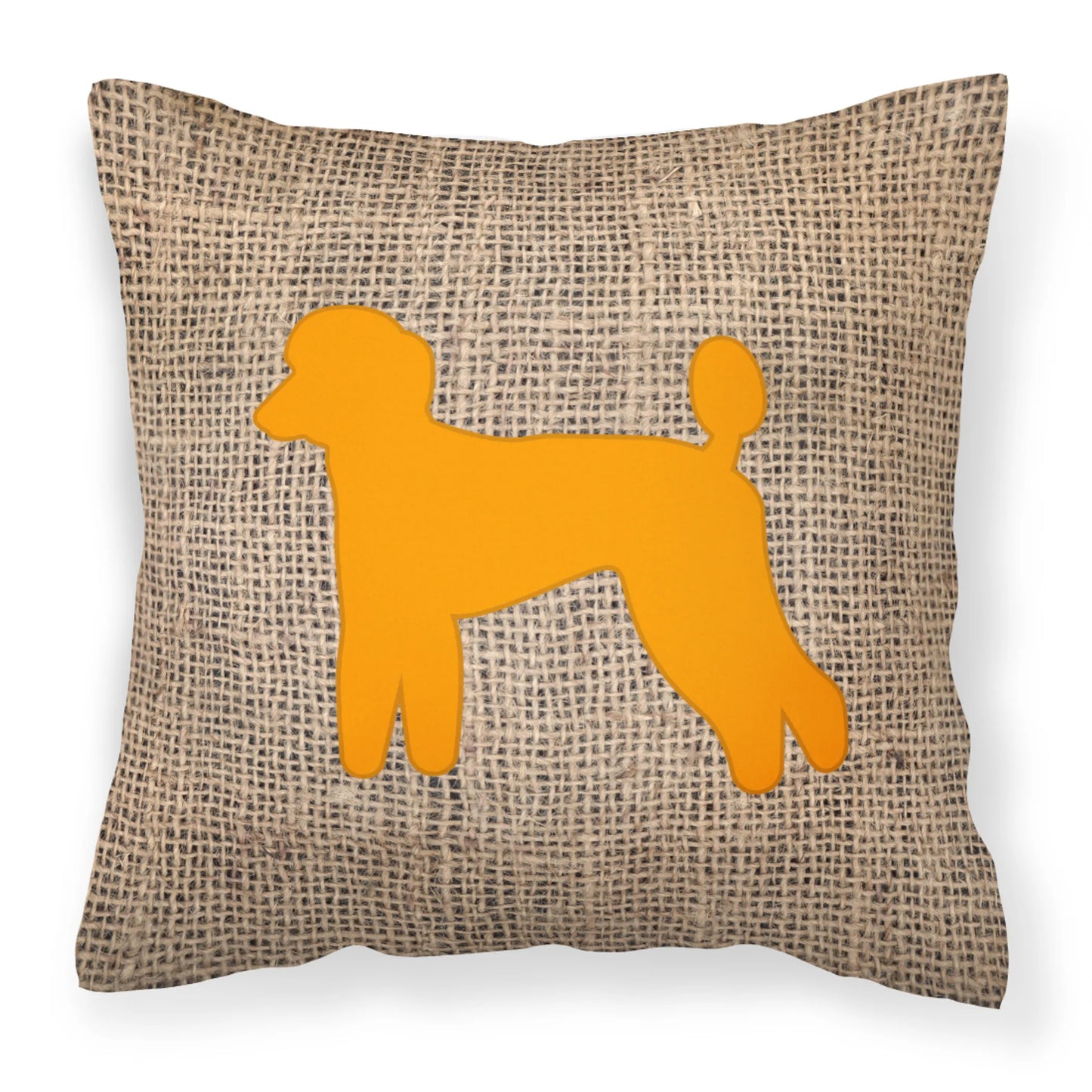 Dog Breed Burlap Fabric Decorative Pillow