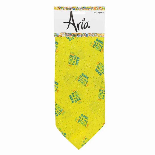 AR Bark It's My Birthday Bandana BearwoodEssentials-Elevated Pet Feeders