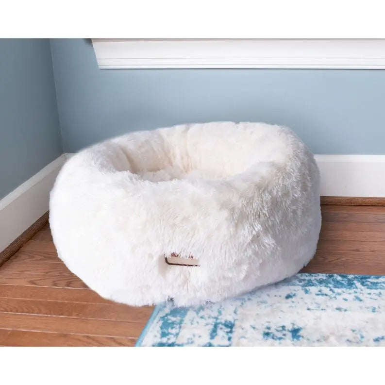 Armarkat Cuddler Bed C70NBS, Ultra Plush and Soft BearwoodEssentials-Elevated Pet Feeders
