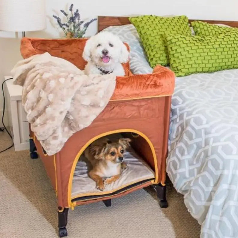 Bedside Lounge Pet Bed BearwoodEssentials-Elevated Pet Feeders