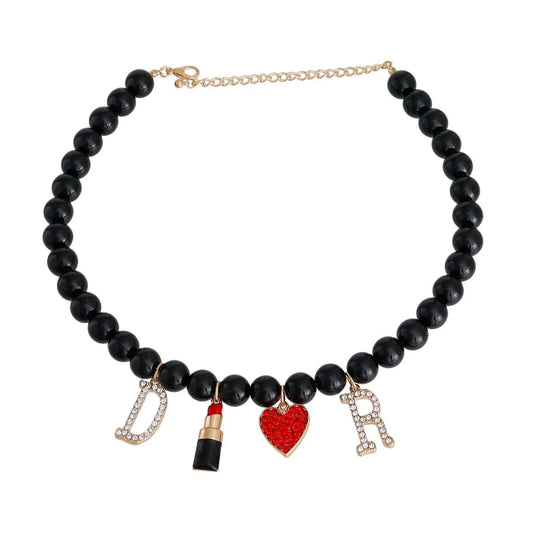 Black Pearl Designer Charm Necklace Bark Fifth Avenue