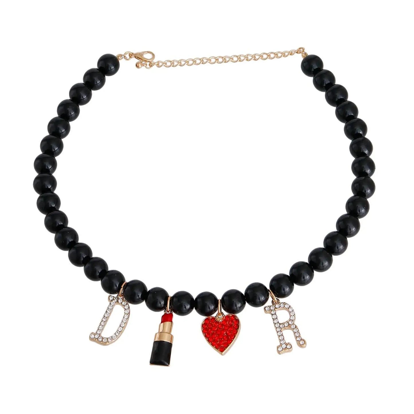 Black Pearl Designer Charm Necklace Bark Fifth Avenue