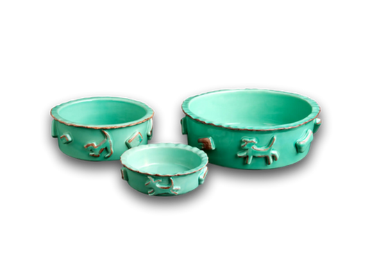 Carmel Ceramica Dog Food/Water Bowl Carmel Ceramica