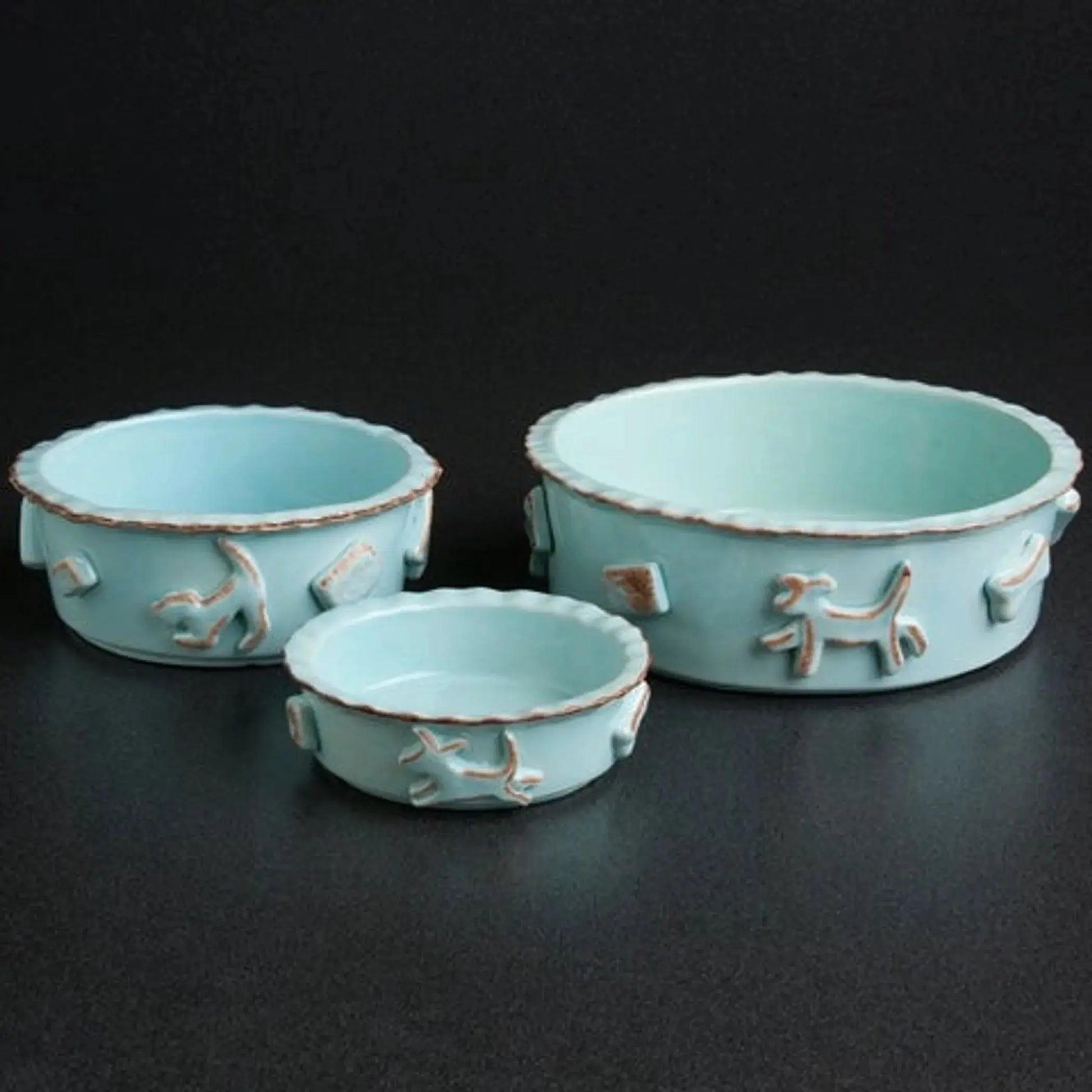 Carmel Ceramica Dog Food/Water Bowl Carmel Ceramica