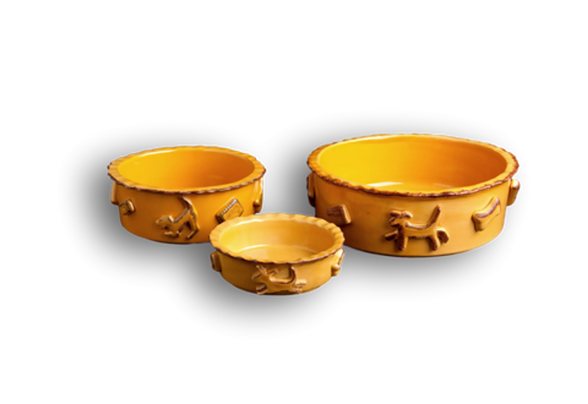 Carmel Ceramica Dog Food/Water Bowl Carmel Ceramica