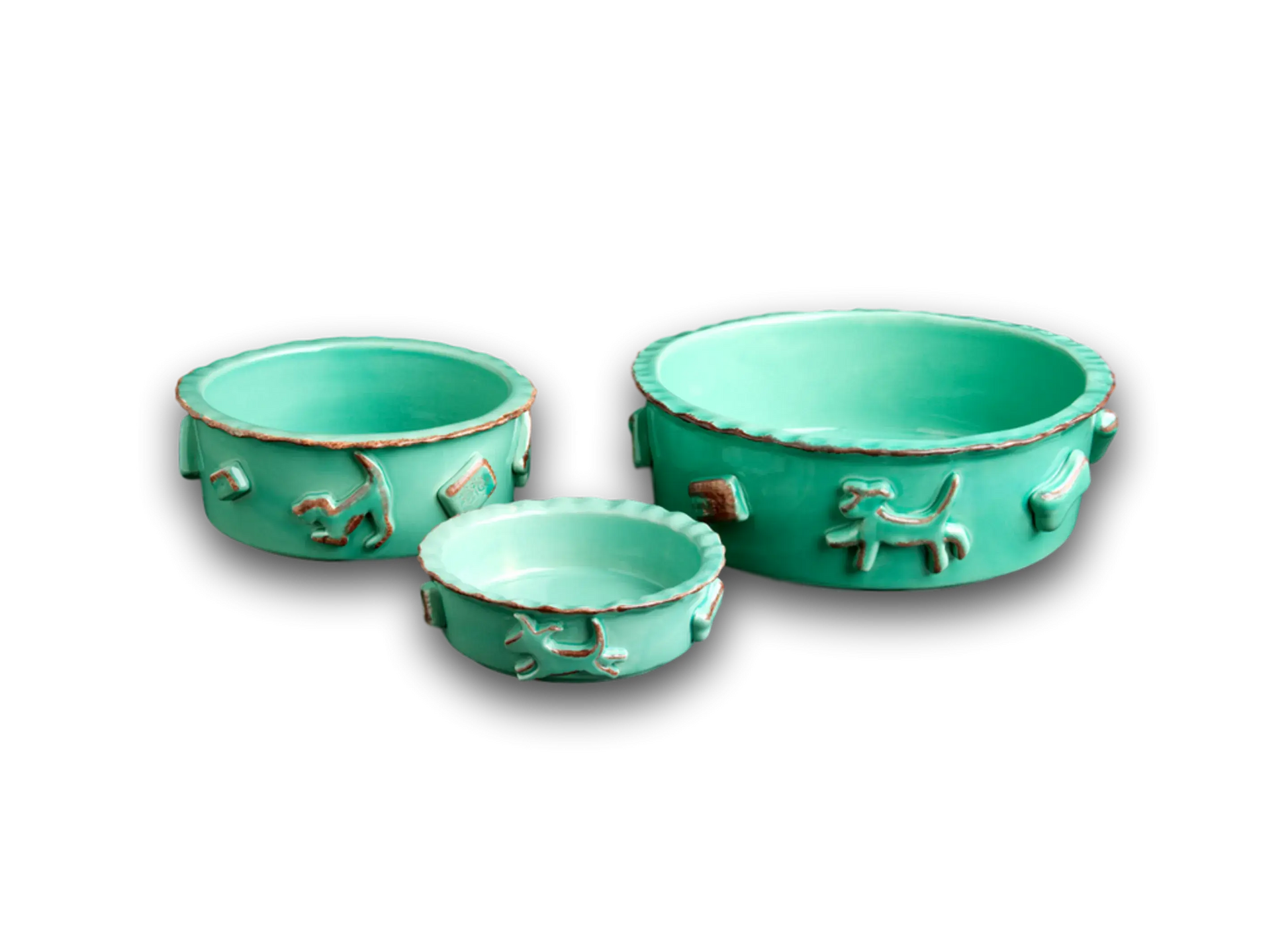 Carmel Ceramica Dog Food/Water Bowl Carmel Ceramica