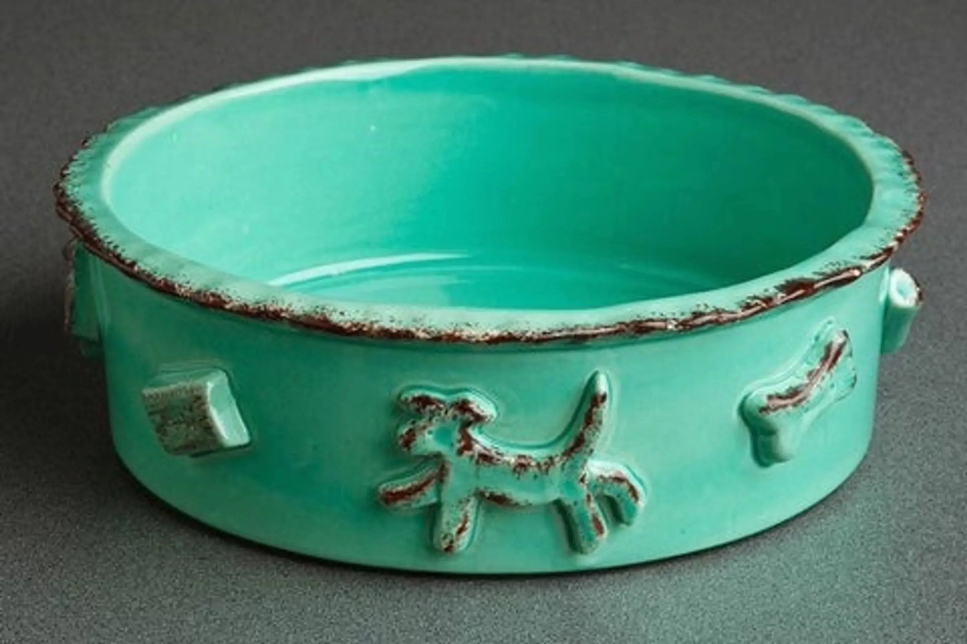 Carmel Ceramica Dog Food/Water Bowl Carmel Ceramica