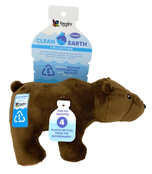 Clean Earth Plush Toy BearwoodEssentials-Elevated Pet Feeders