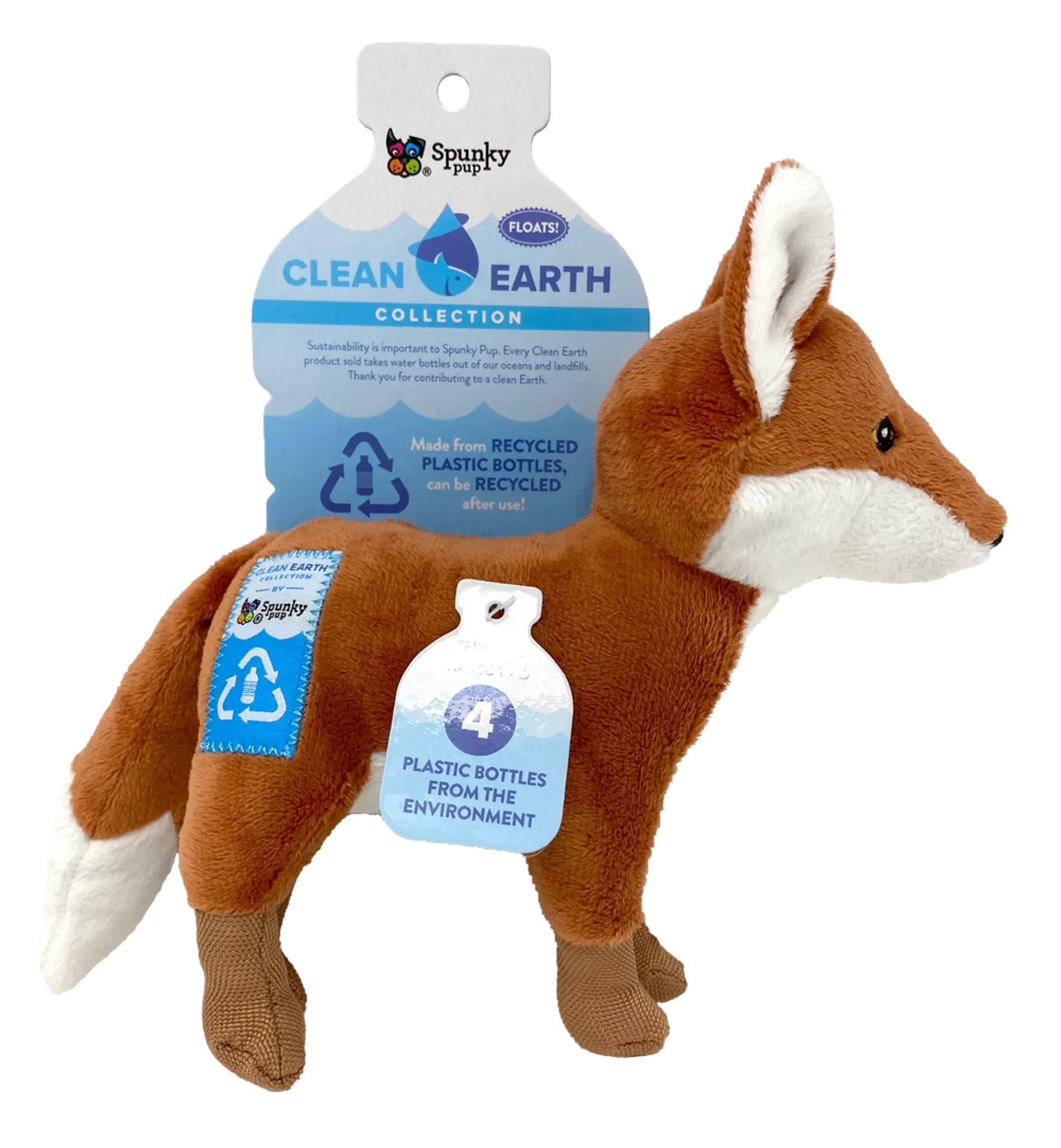 Clean Earth Plush Toy BearwoodEssentials-Elevated Pet Feeders