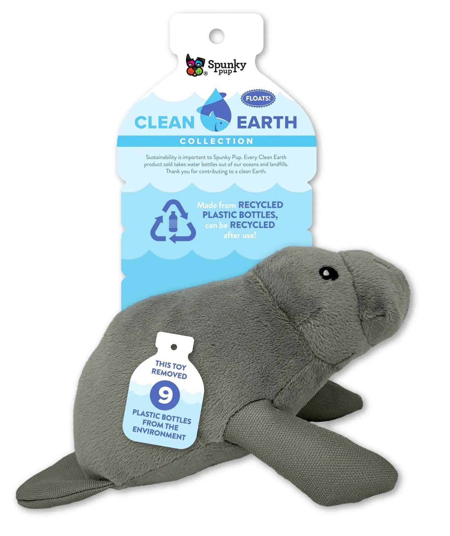 Clean Earth Plush Toy BearwoodEssentials-Elevated Pet Feeders