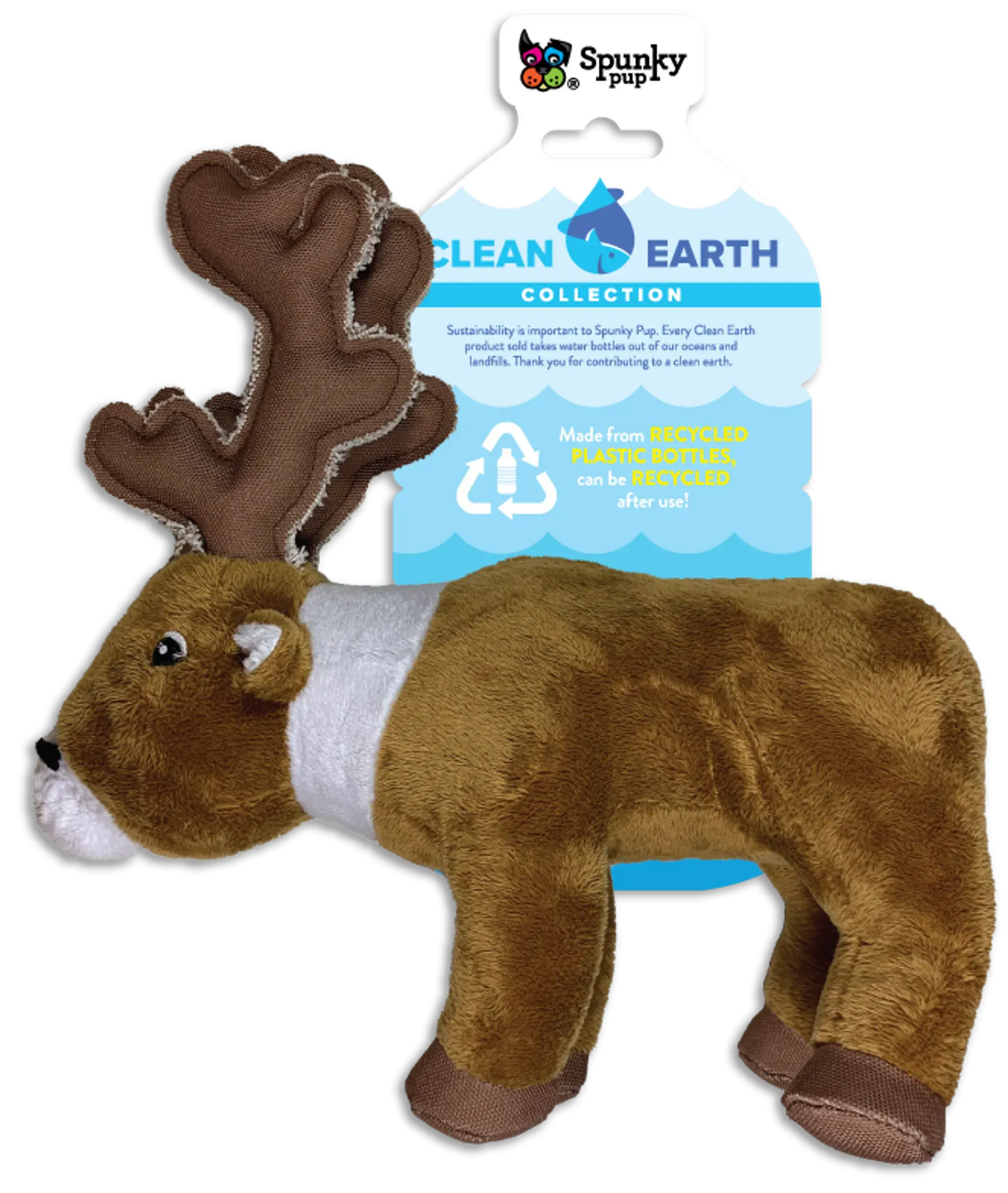 Clean Earth Plush Toy BearwoodEssentials-Elevated Pet Feeders