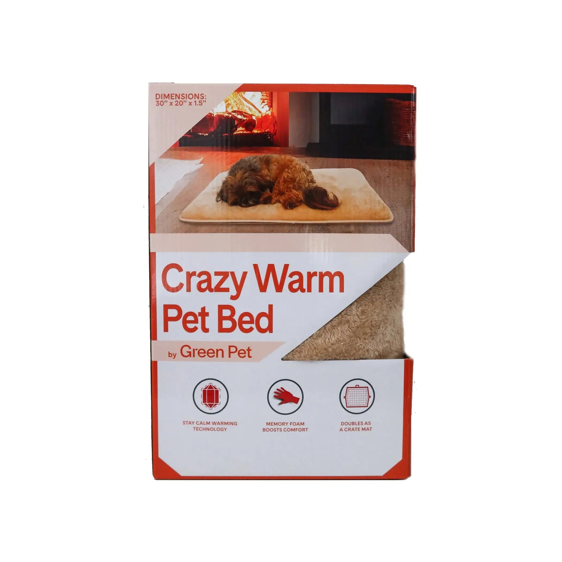 Crazy Warm Pet Bed The Green Pet Shop