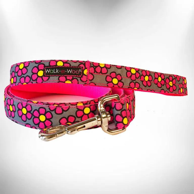 Daisies Dog Leash BearwoodEssentials-Elevated Pet Feeders