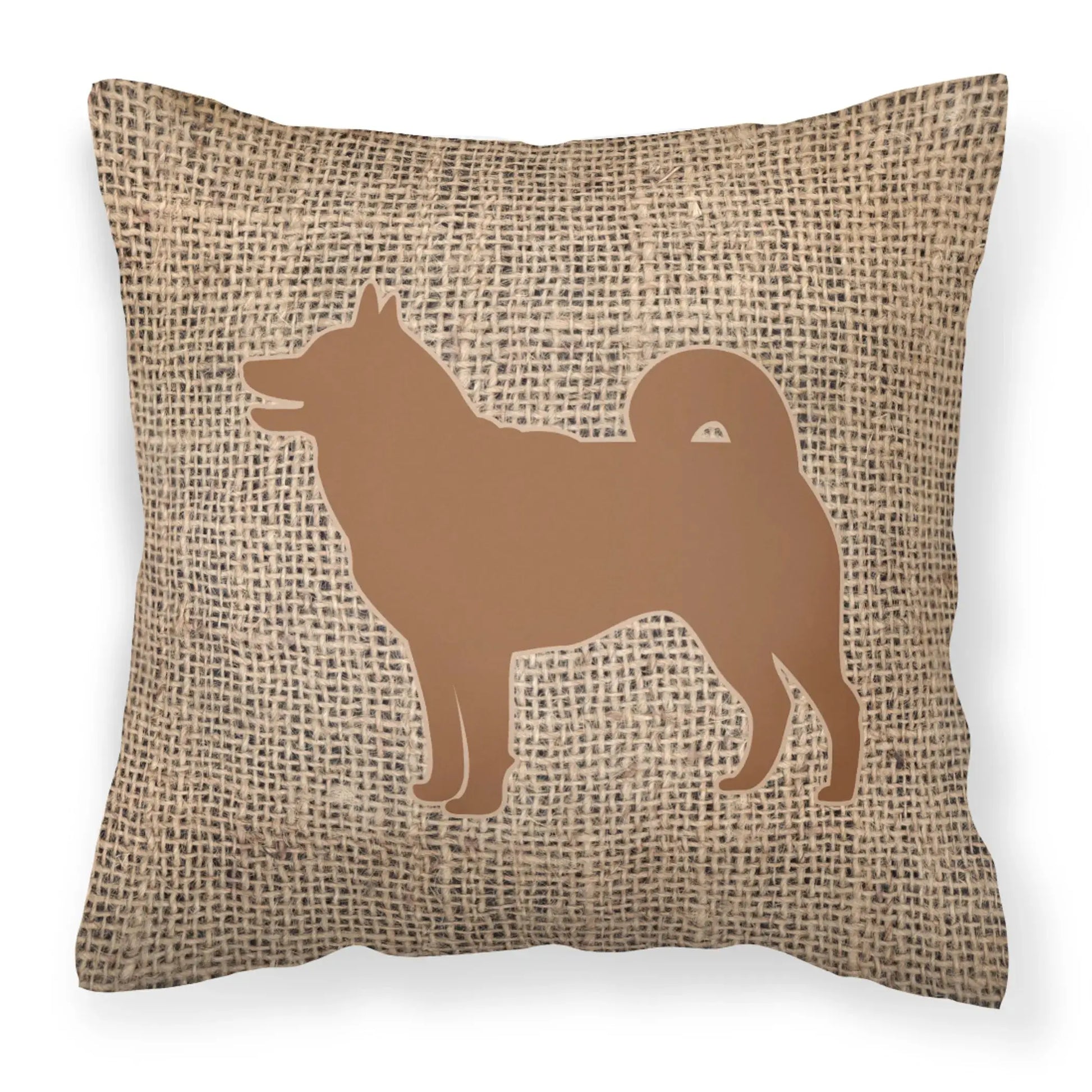 Dog Breed Burlap Fabric Decorative Pillow Carolines Treasures, Inc