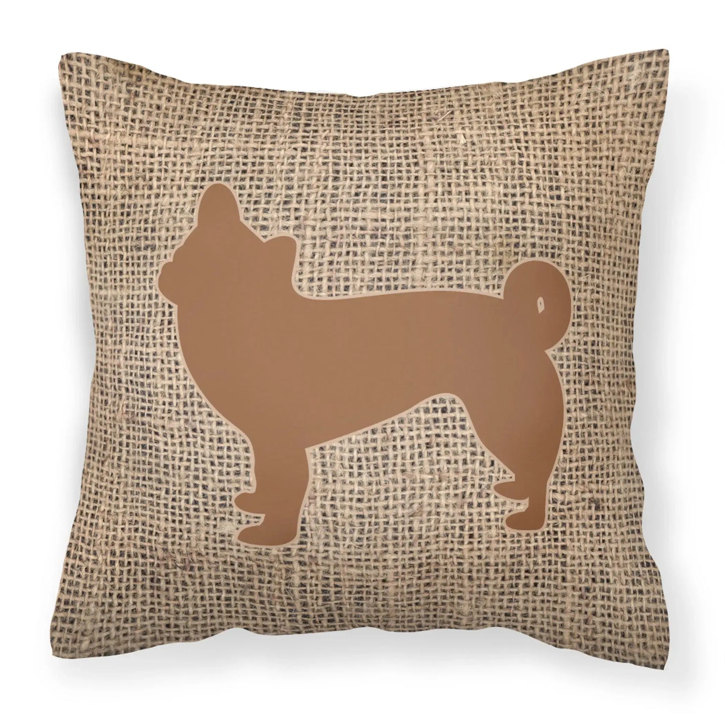 Dog Breed Burlap Fabric Decorative Pillow Carolines Treasures, Inc