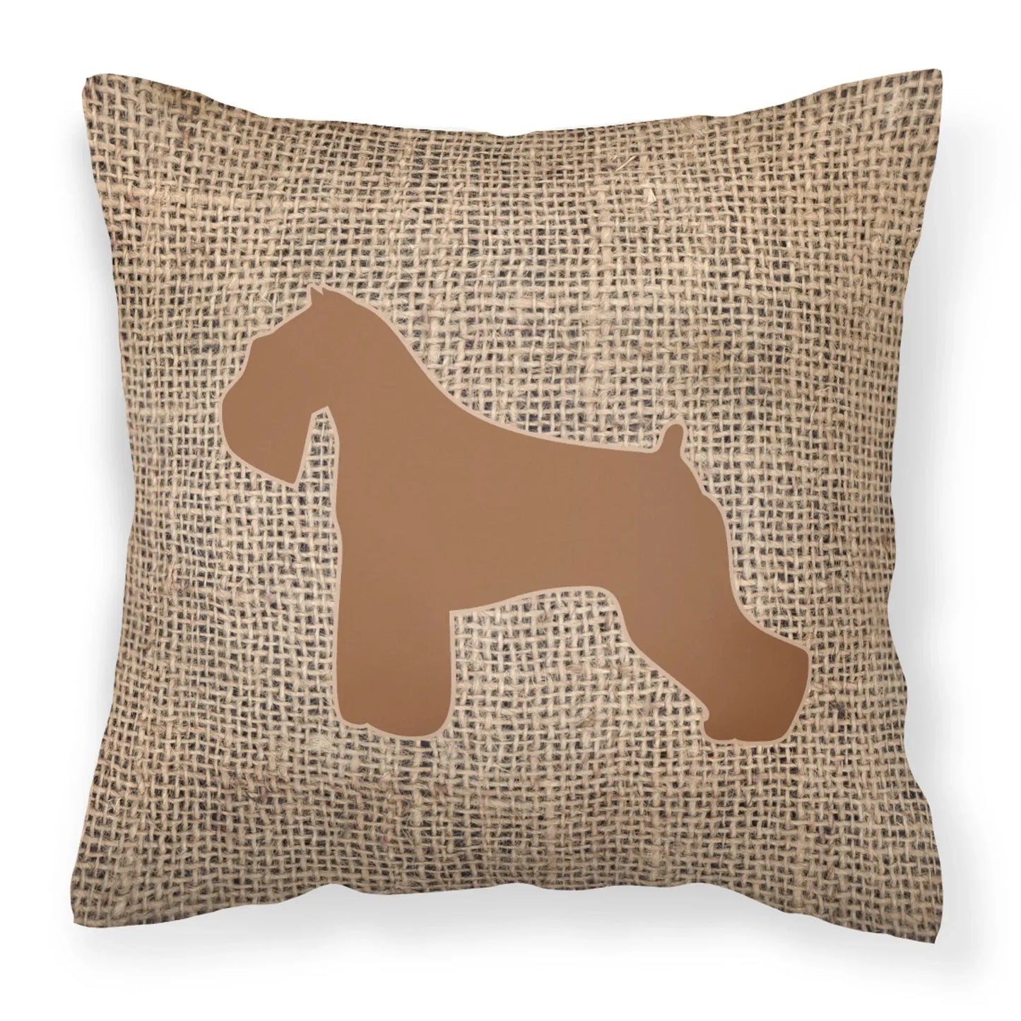 Dog Breed Burlap Fabric Decorative Pillow Carolines Treasures, Inc