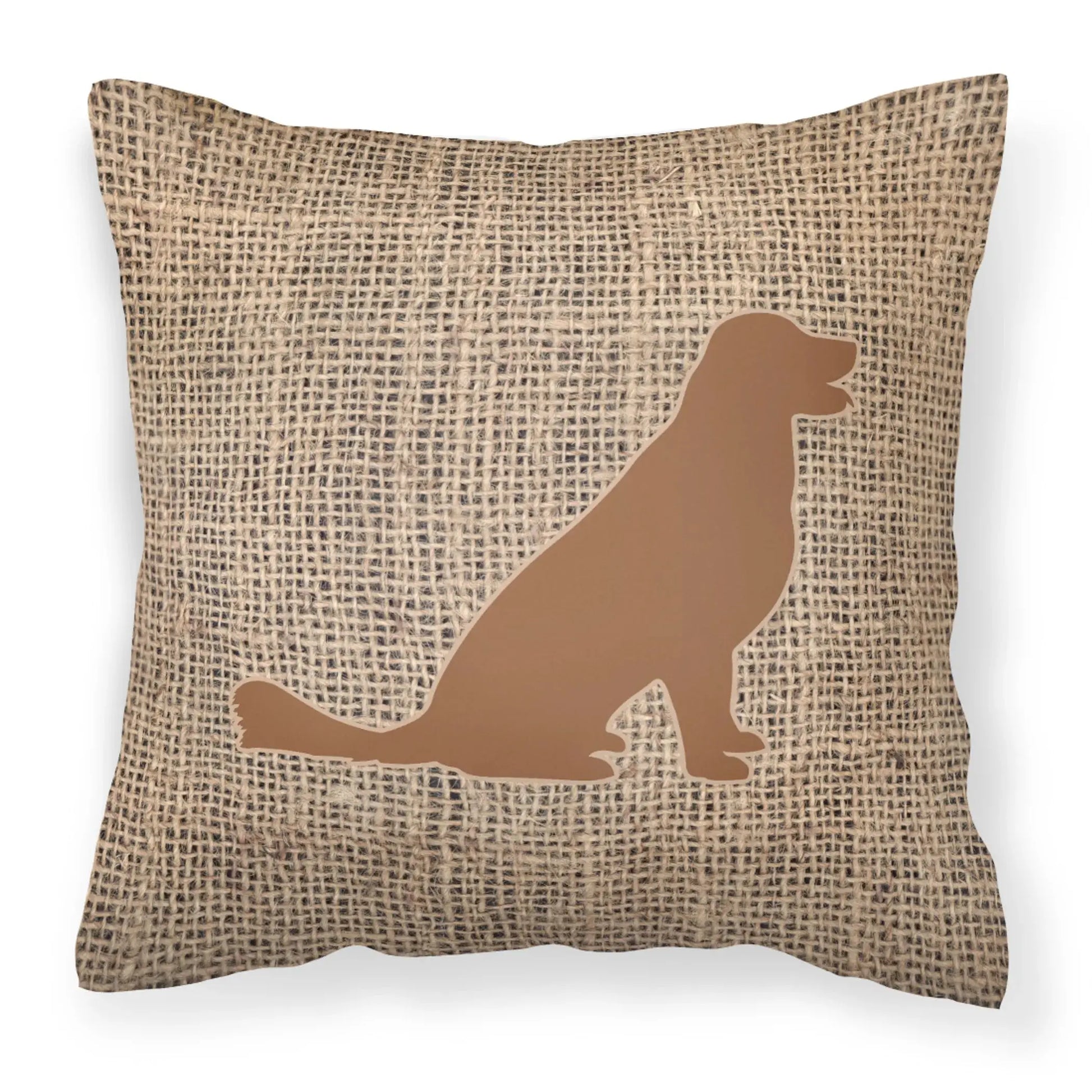 Dog Breed Burlap Fabric Decorative Pillow Carolines Treasures, Inc