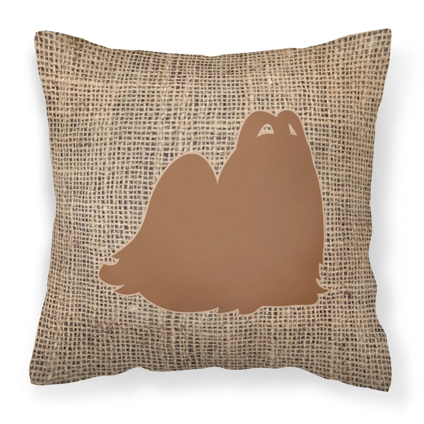 Dog Breed Burlap Fabric Decorative Pillow Carolines Treasures, Inc