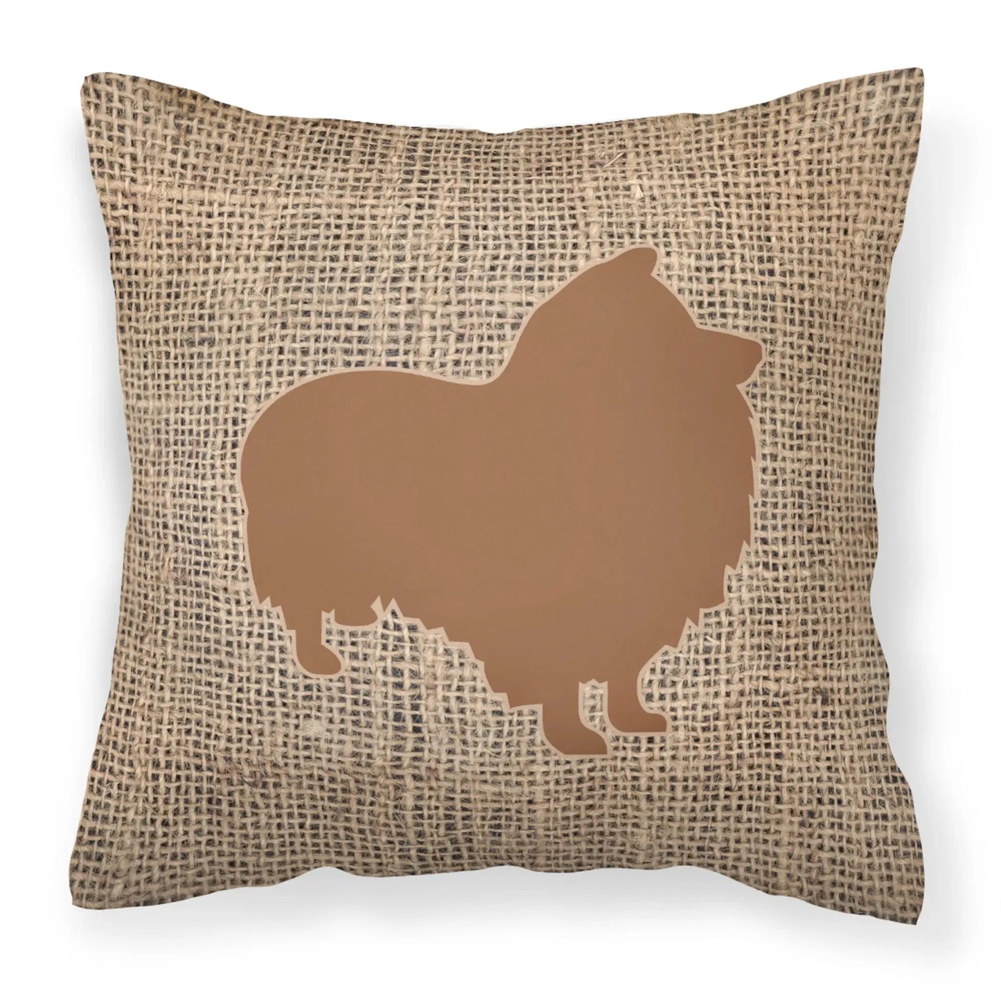 Dog Breed Burlap Fabric Decorative Pillow Carolines Treasures, Inc