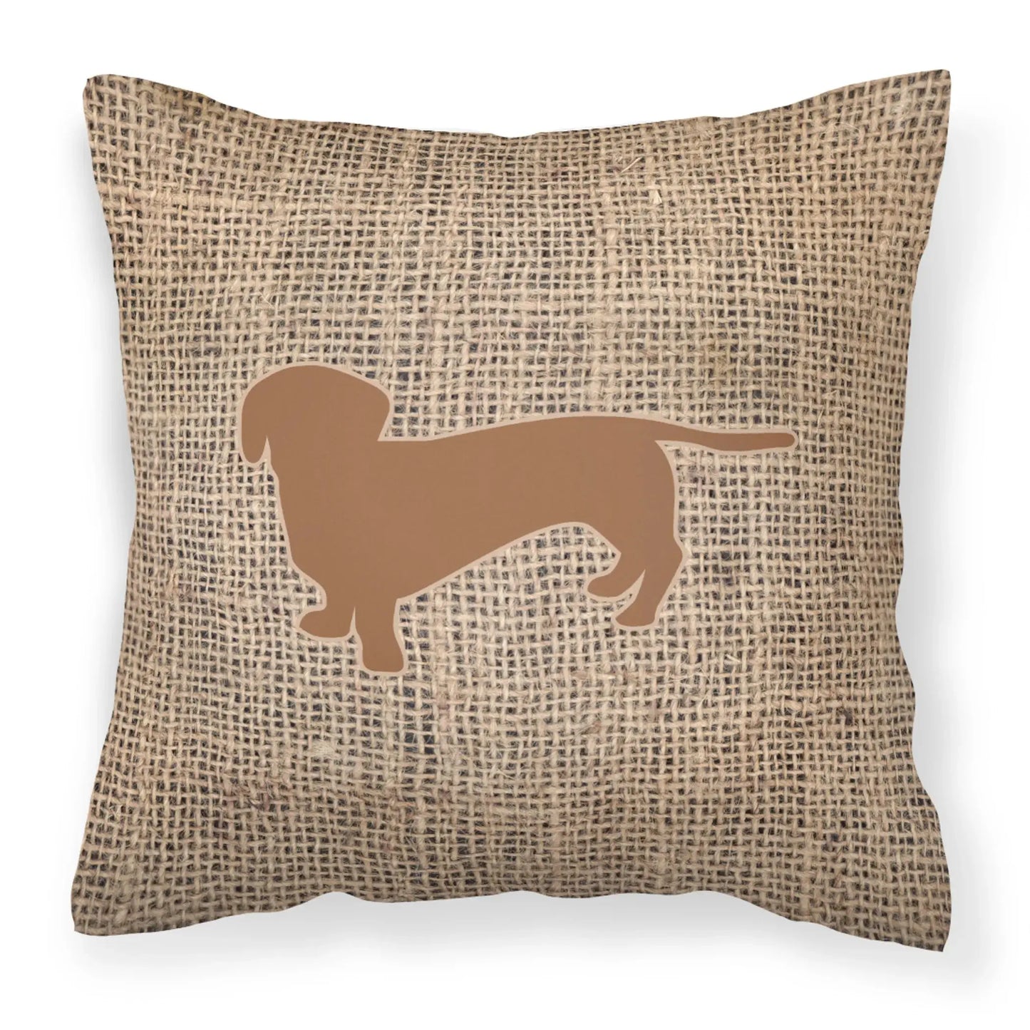 Dog Breed Burlap Fabric Decorative Pillow Carolines Treasures, Inc