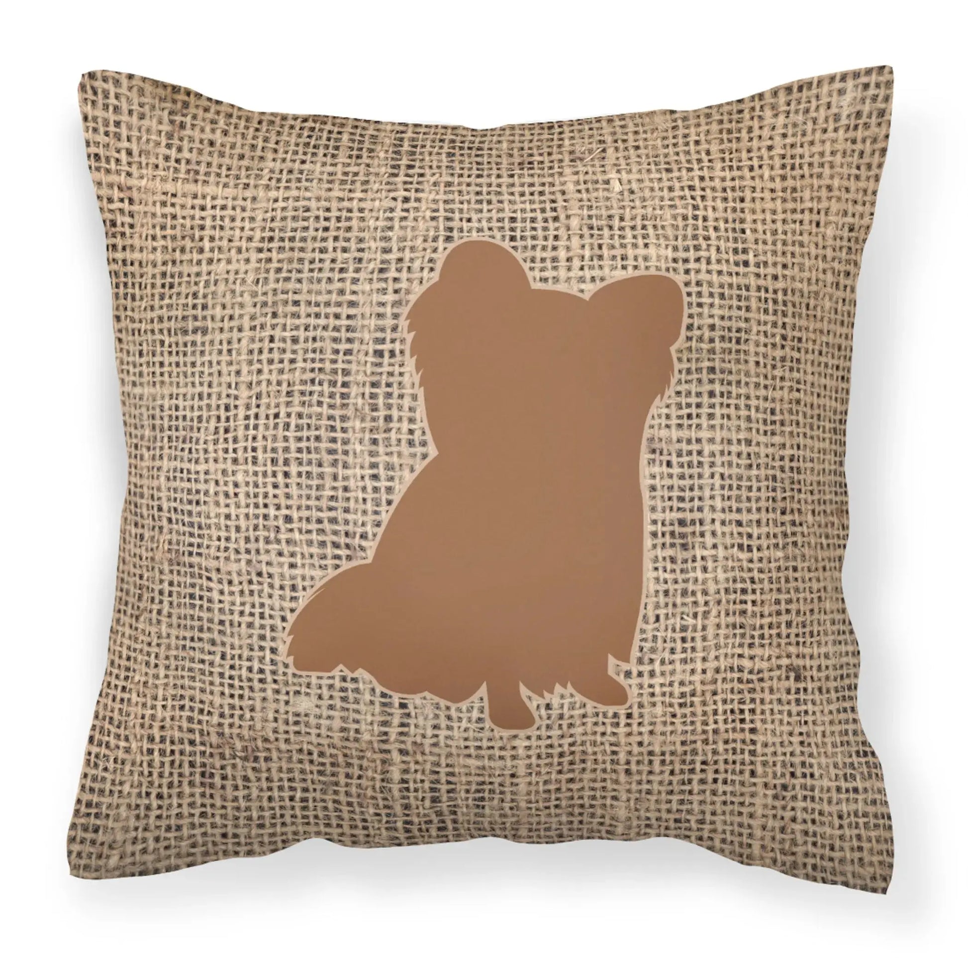 Dog Breed Burlap Fabric Decorative Pillow Carolines Treasures, Inc