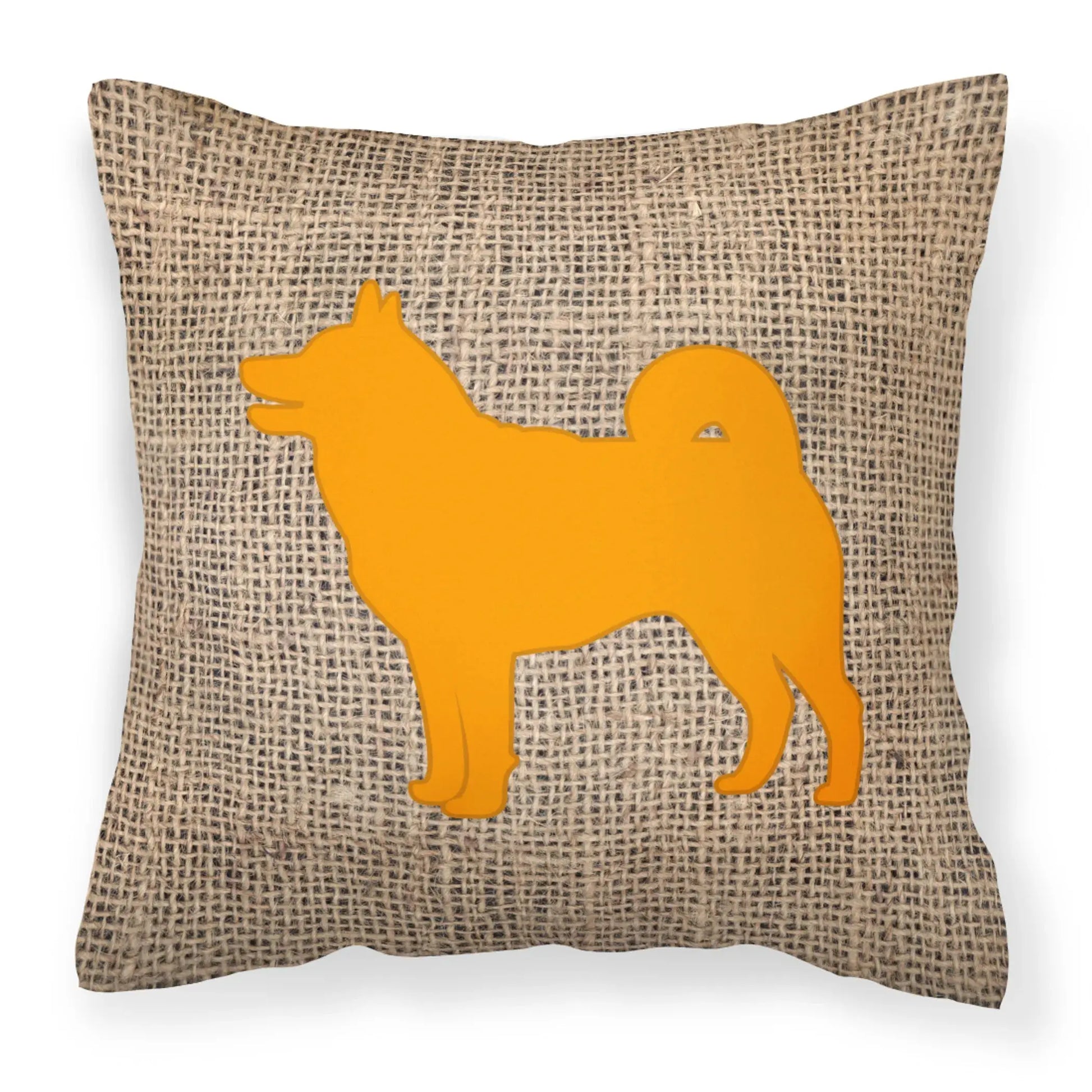 Dog Breed Burlap Fabric Decorative Pillow Carolines Treasures, Inc
