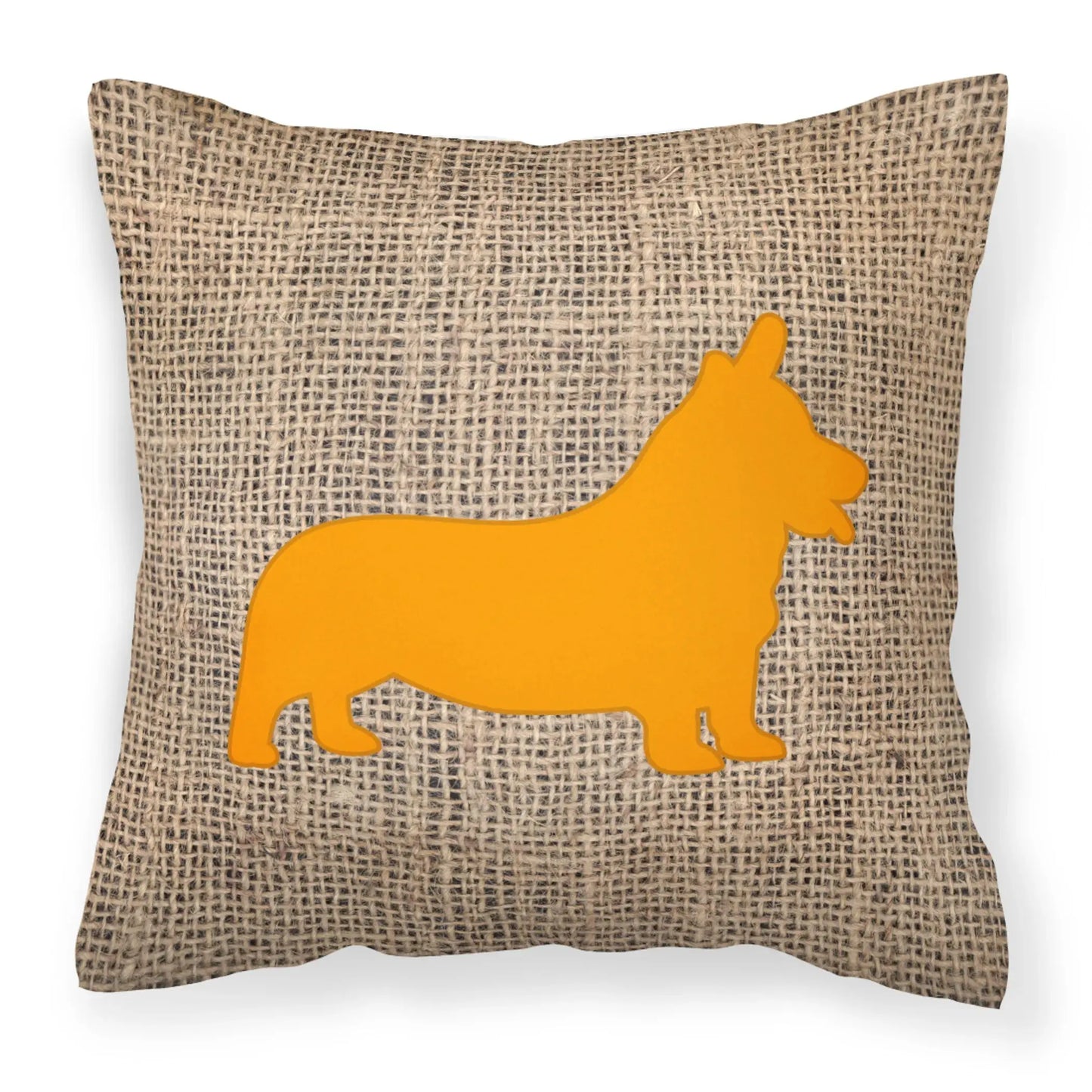 Dog Breed Burlap Fabric Decorative Pillow Carolines Treasures, Inc