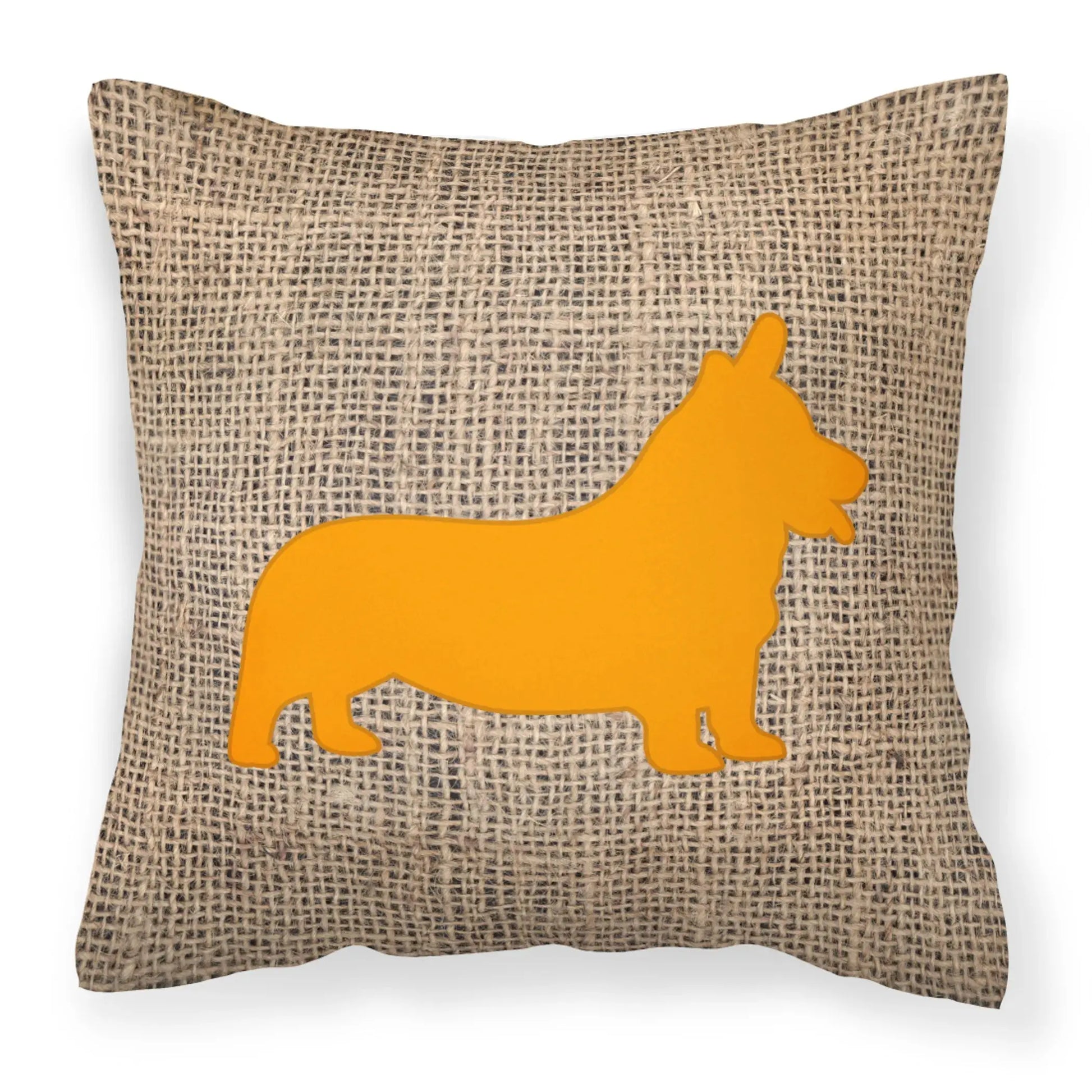 Dog Breed Burlap Fabric Decorative Pillow Carolines Treasures, Inc