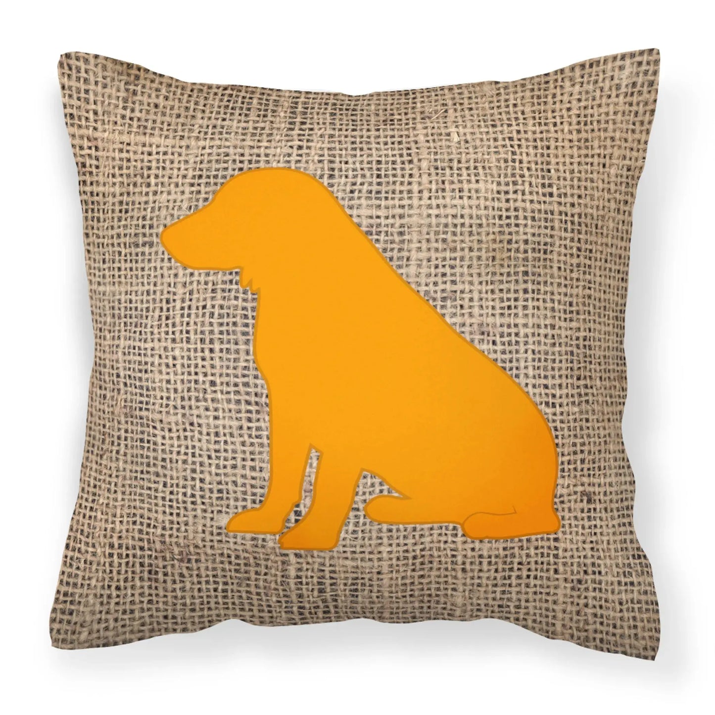 Dog Breed Burlap Fabric Decorative Pillow Carolines Treasures, Inc