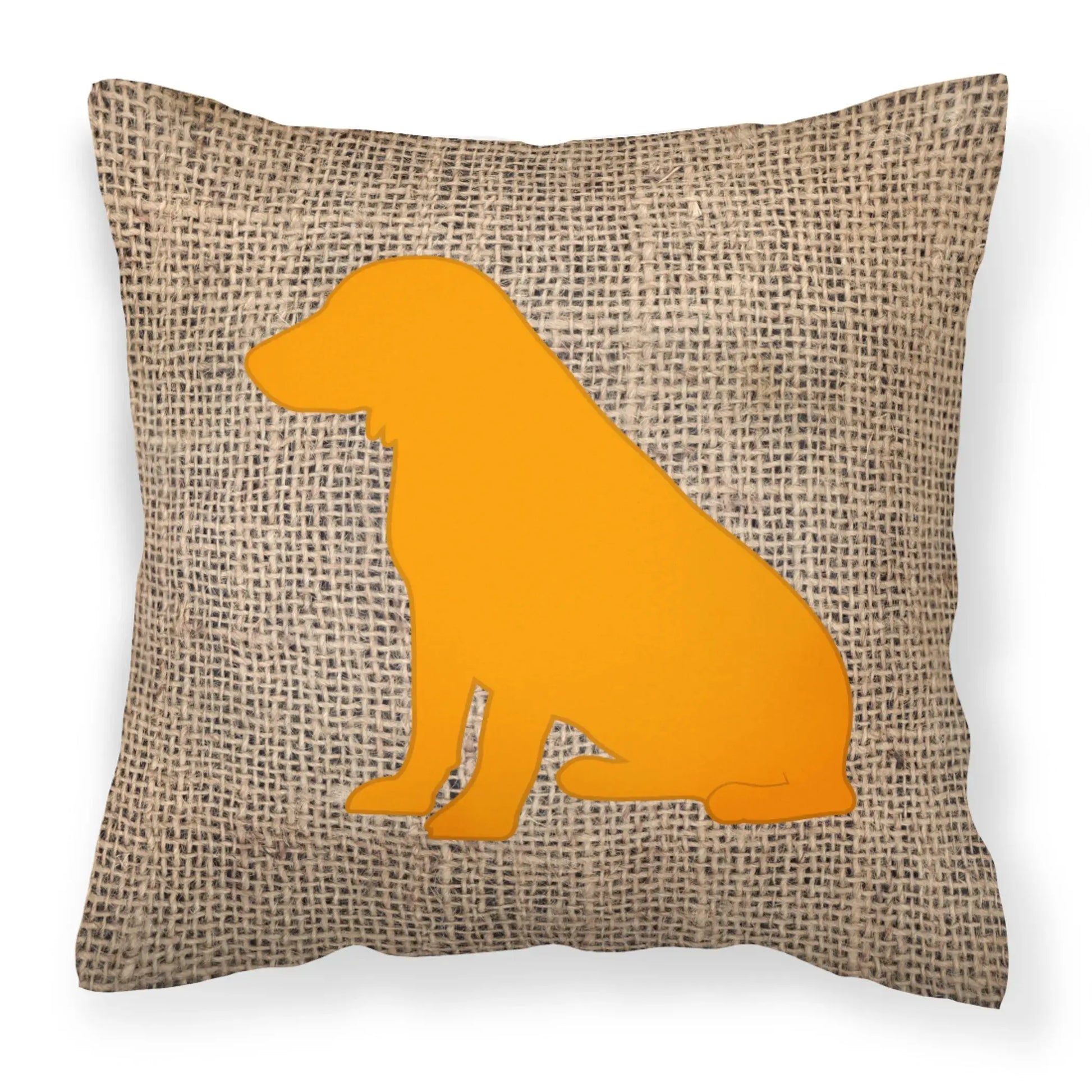 Dog Breed Burlap Fabric Decorative Pillow Carolines Treasures, Inc