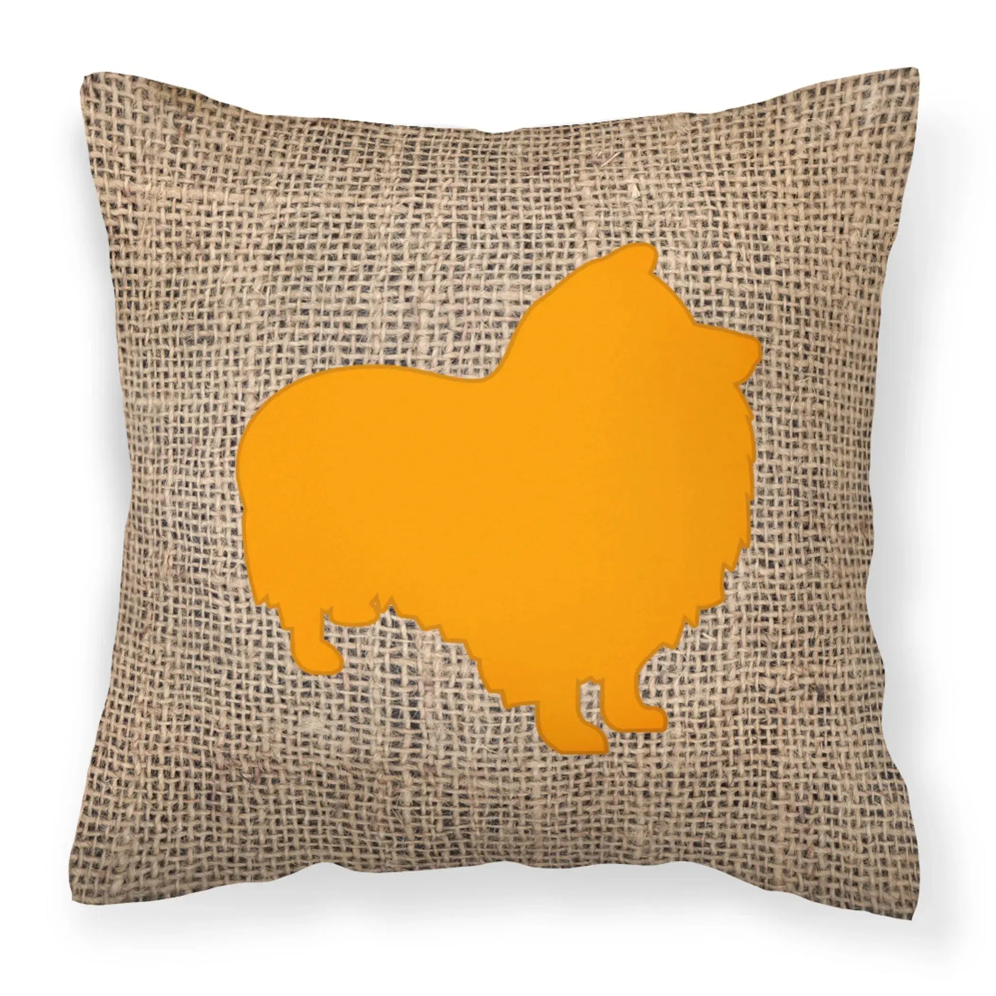 Dog Breed Burlap Fabric Decorative Pillow Carolines Treasures, Inc