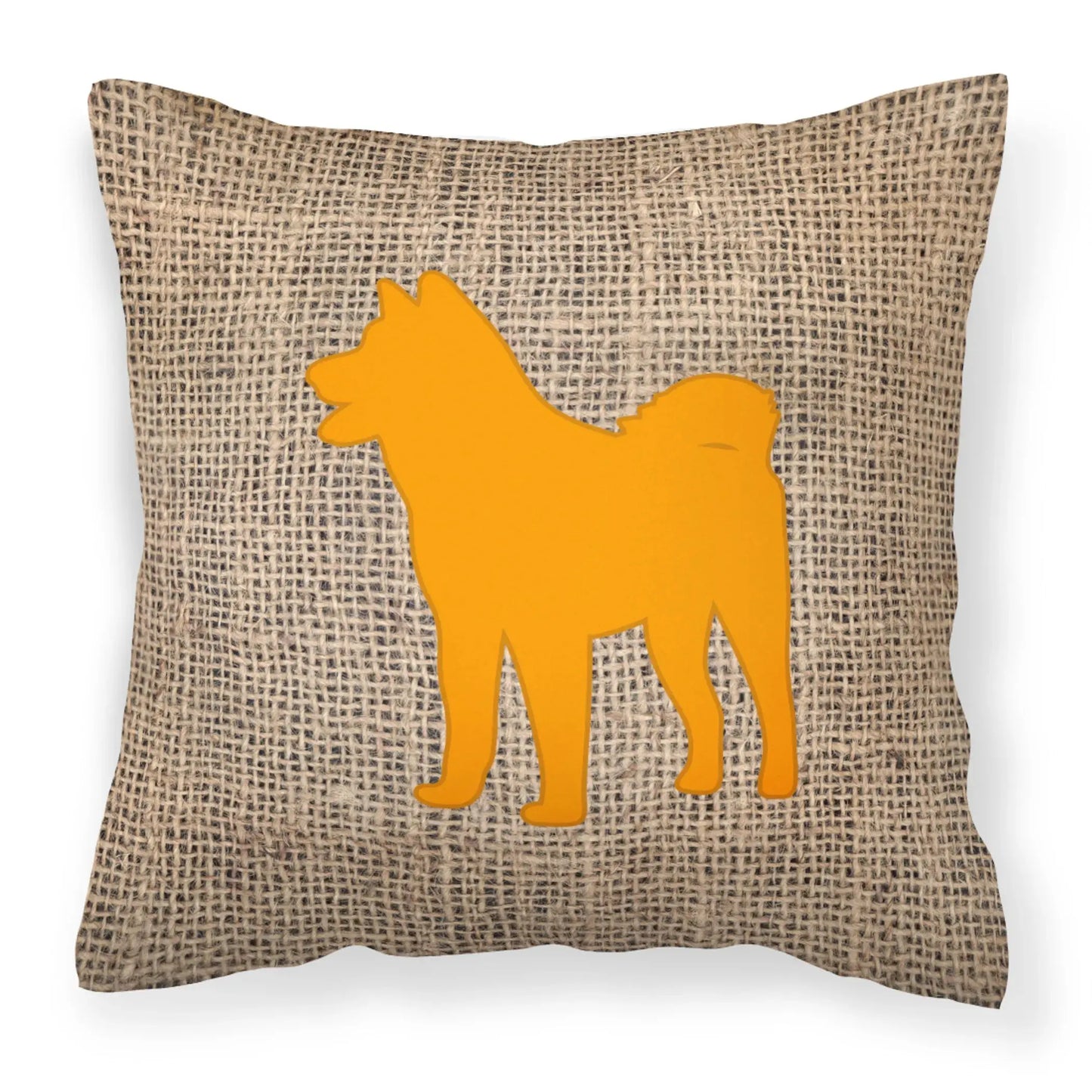 Dog Breed Burlap Fabric Decorative Pillow Carolines Treasures, Inc
