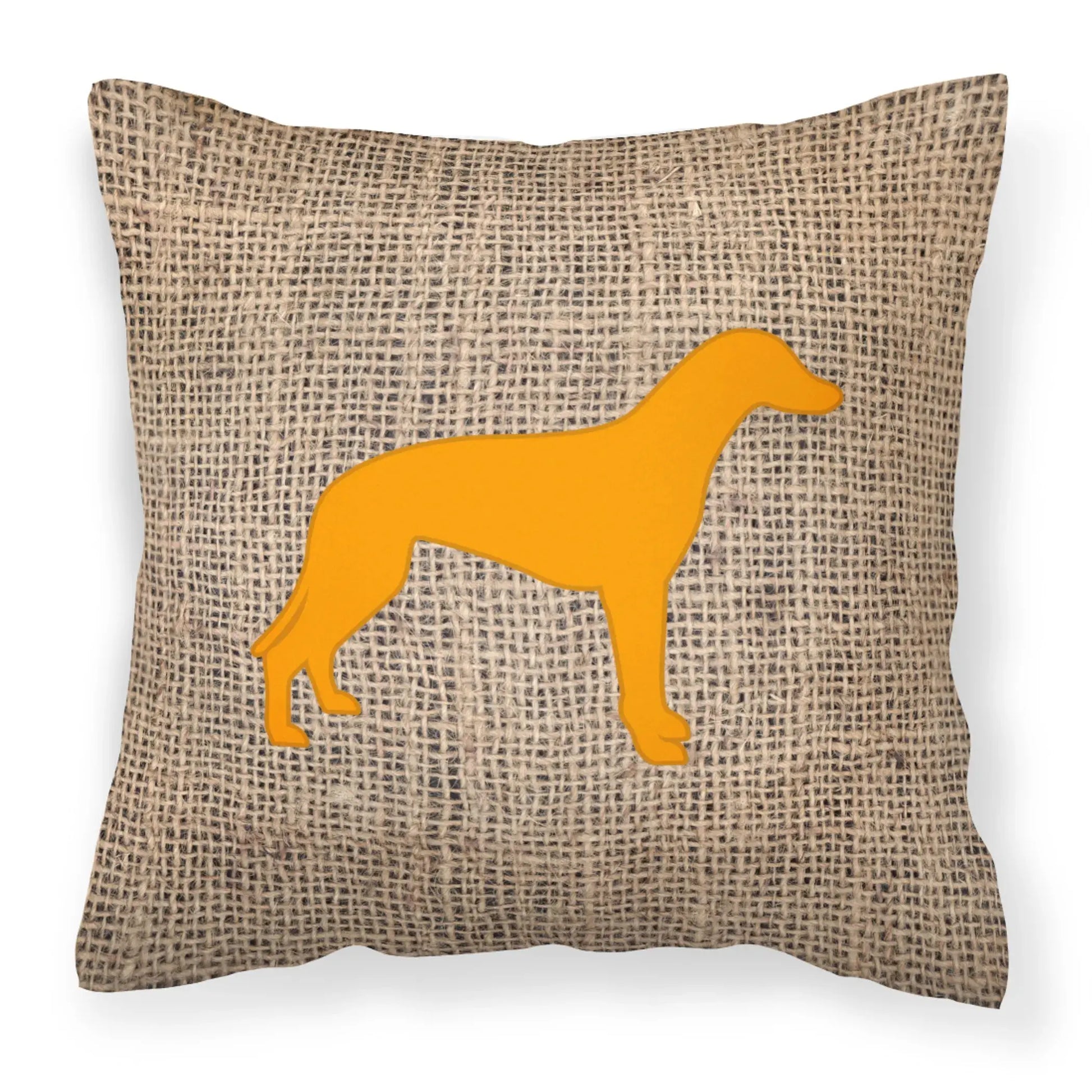 Dog Breed Burlap Fabric Decorative Pillow Carolines Treasures, Inc