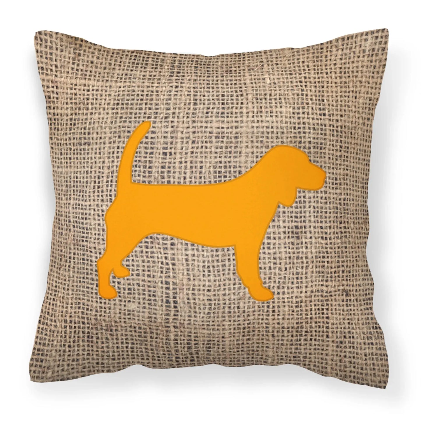 Dog Breed Burlap Fabric Decorative Pillow Carolines Treasures, Inc