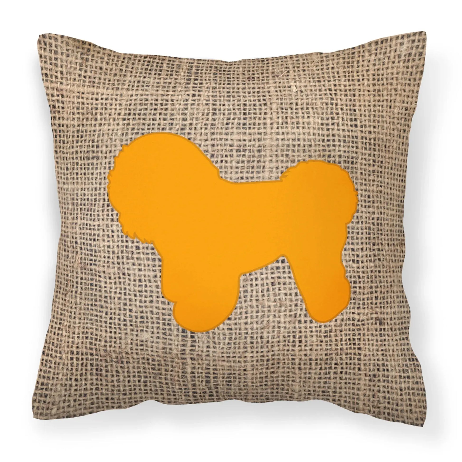 Dog Breed Burlap Fabric Decorative Pillow Carolines Treasures, Inc