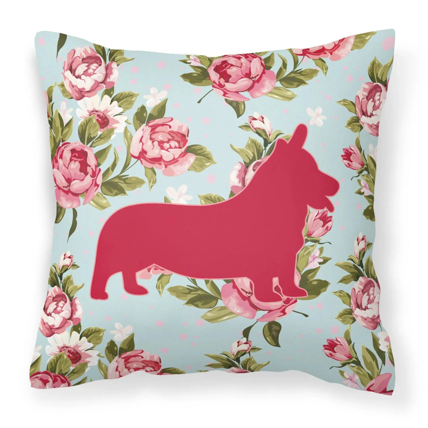 Dog Breed Shabby Chic Fabric Decorative Pillow Carolines Treasures, Inc