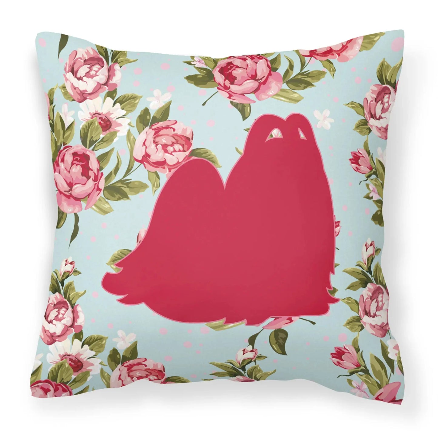 Dog Breed Shabby Chic Fabric Decorative Pillow Carolines Treasures, Inc