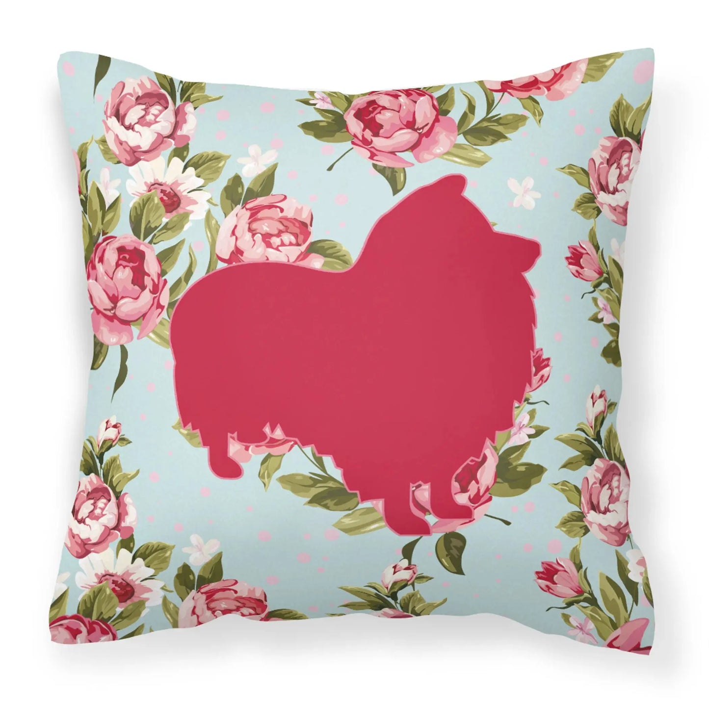 Dog Breed Shabby Chic Fabric Decorative Pillow Carolines Treasures, Inc