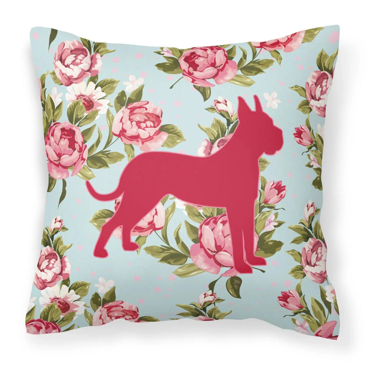 Dog Breed Shabby Chic Fabric Decorative Pillow Carolines Treasures, Inc