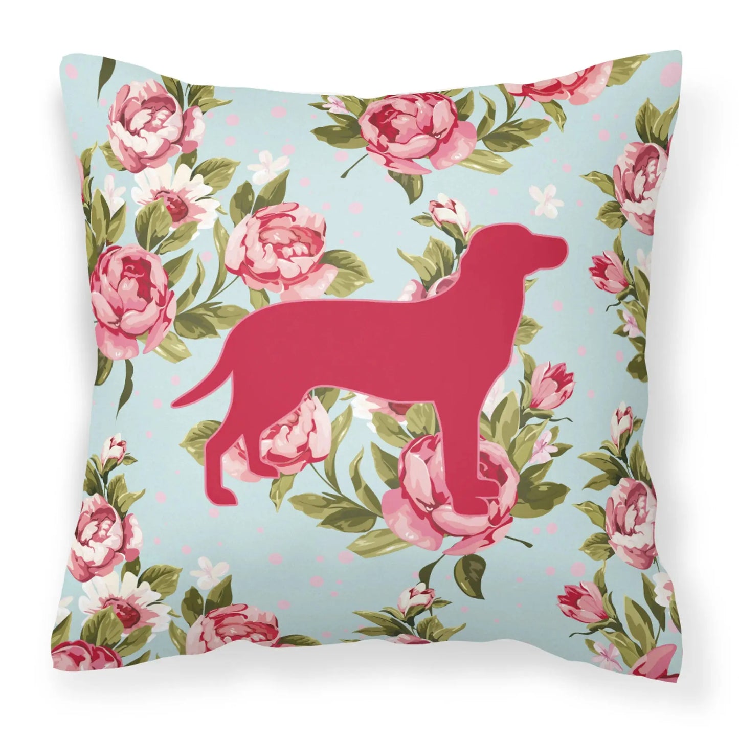 Dog Breed Shabby Chic Fabric Decorative Pillow Carolines Treasures, Inc