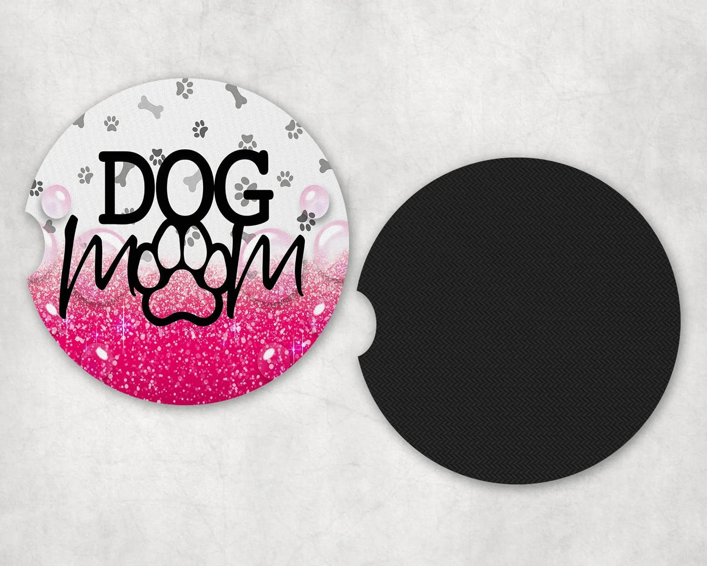 Dog Mom|Car Coaster Set Rowdy Ridge Co