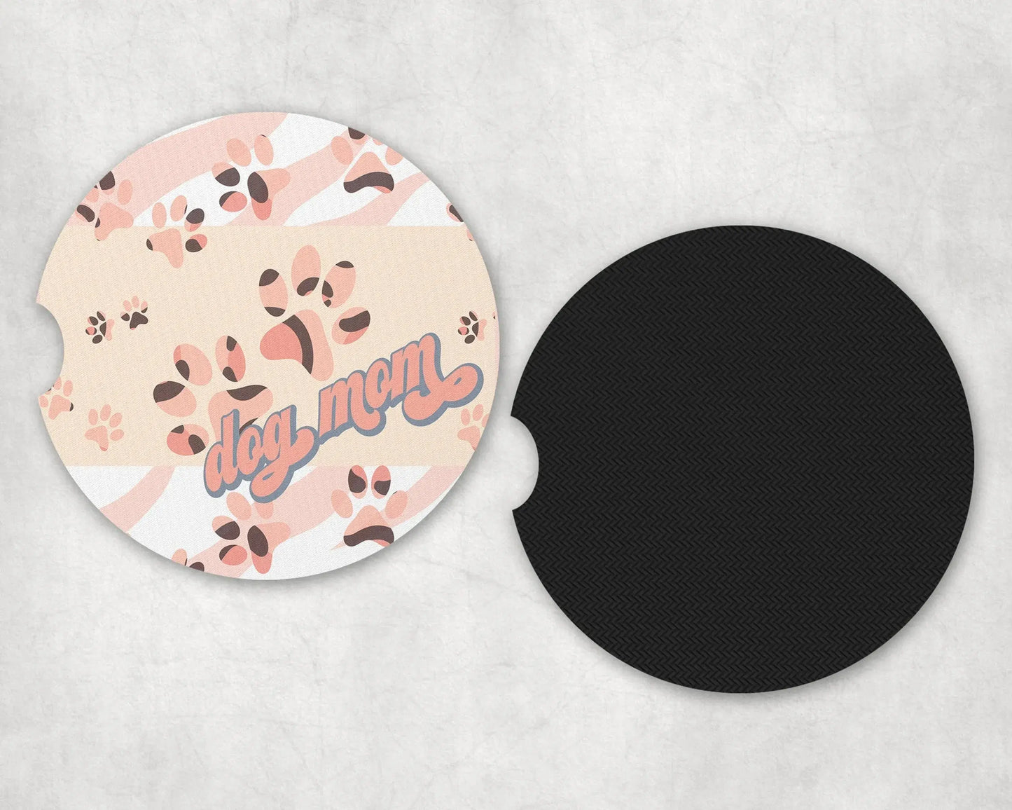 Dog Mom|Car Coaster Set Rowdy Ridge Co