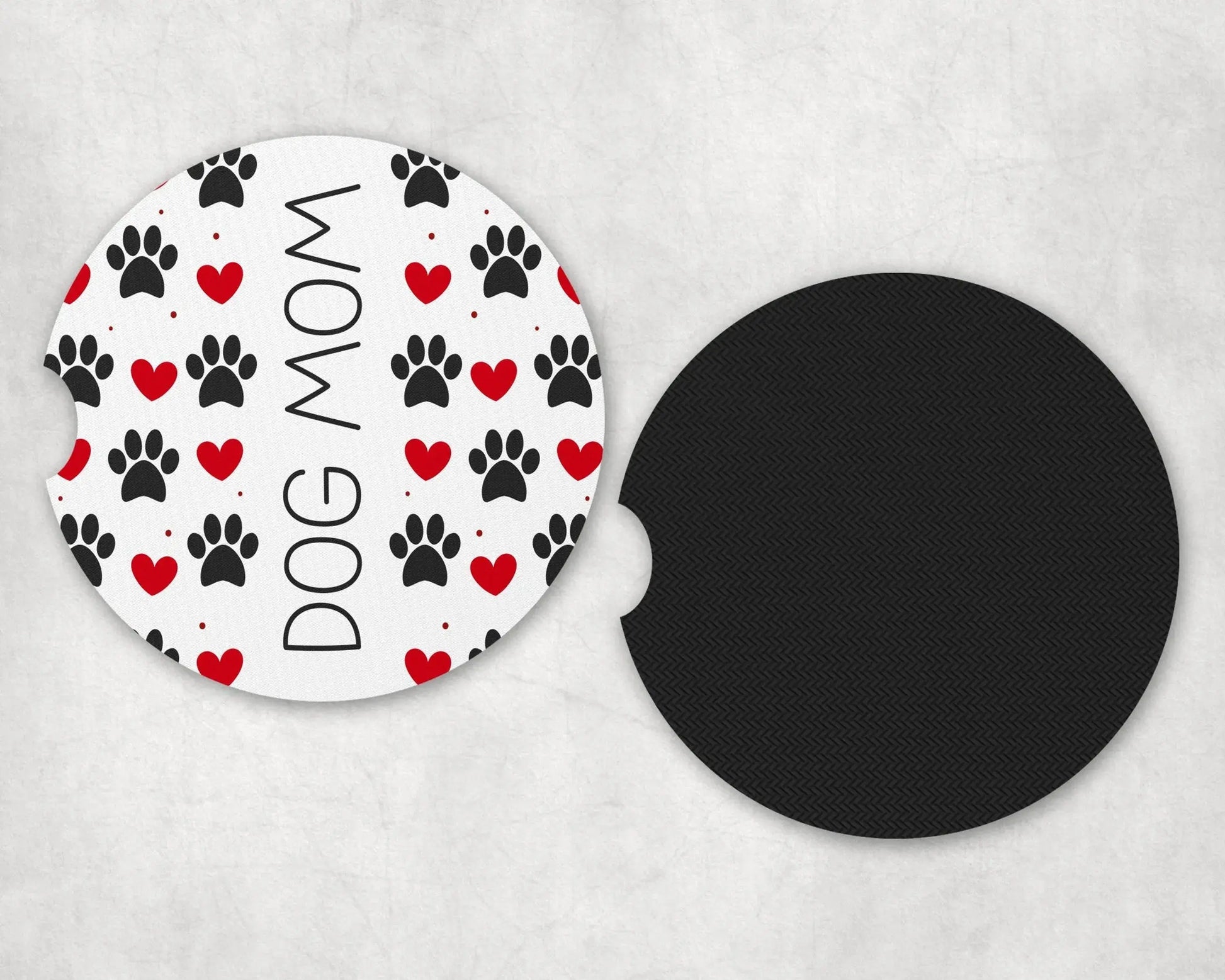 Dog Mom|Car Coaster Set Rowdy Ridge Co
