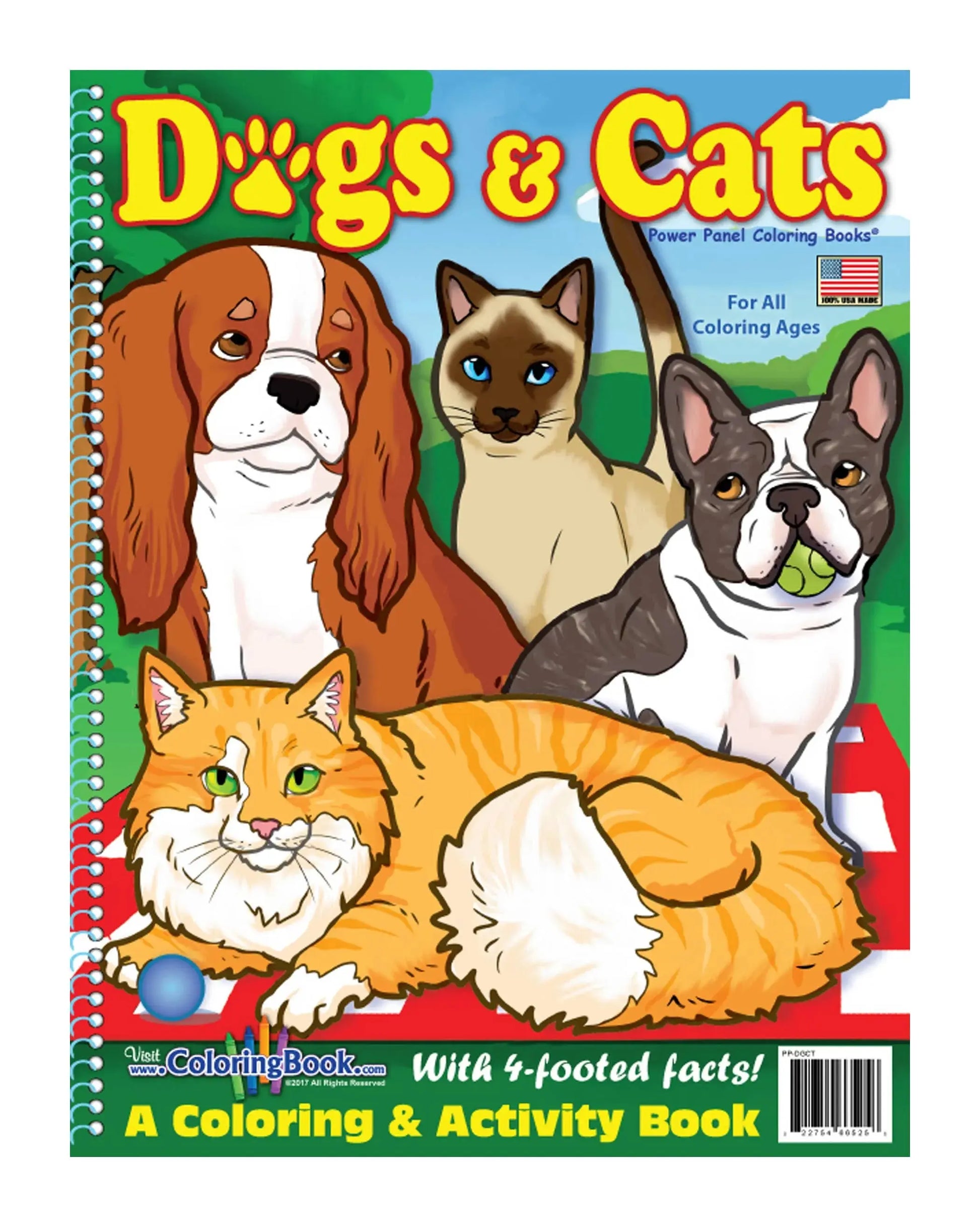 Dogs and Cats Coloring Book Really Big Coloring Books