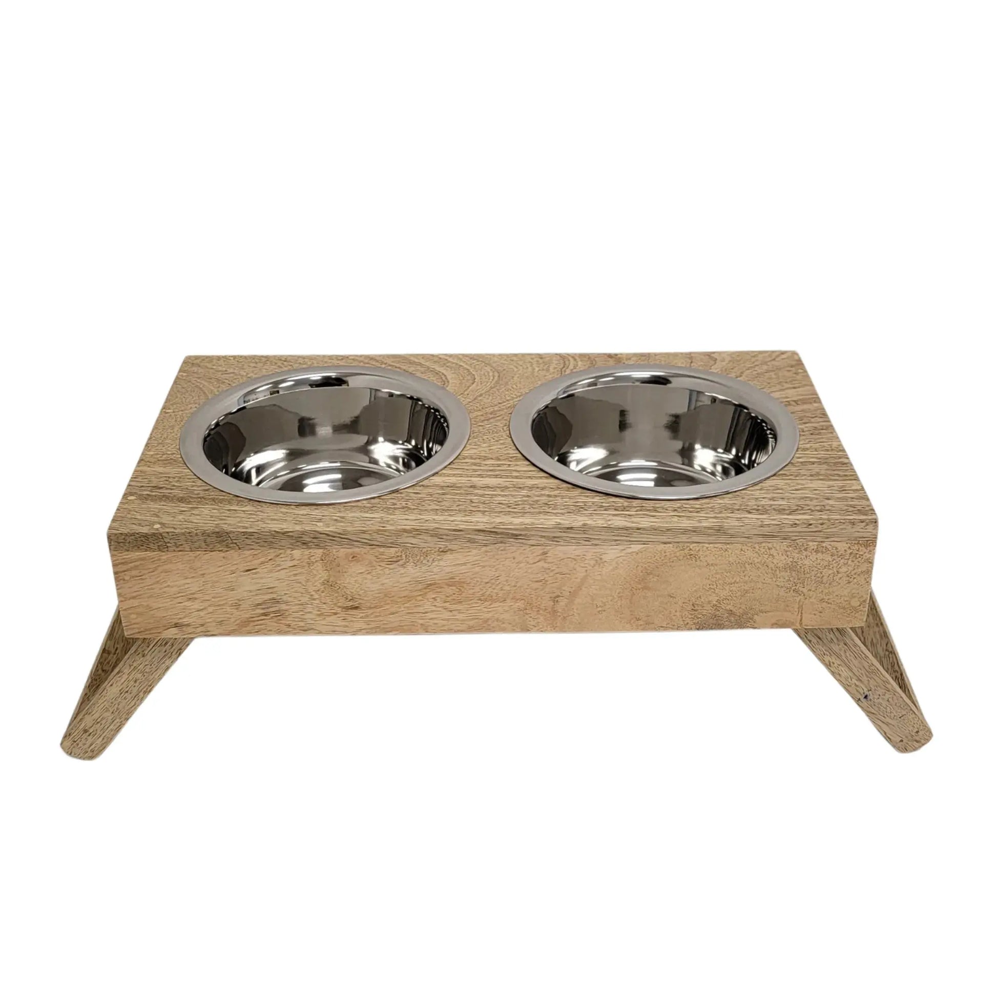 Eco-Friendly Elevated Dog Wood Feeder American Pet Supplies