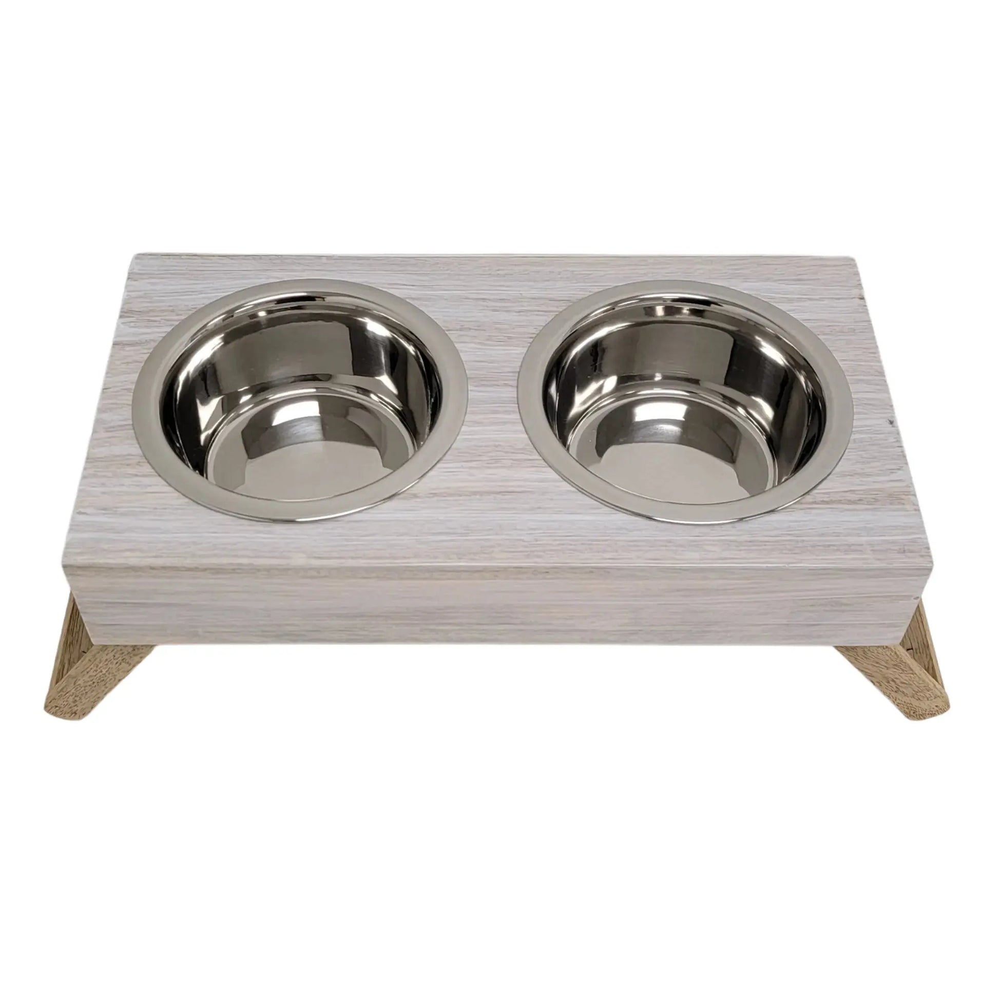 Eco-Friendly Elevated Dog Wood Feeder American Pet Supplies