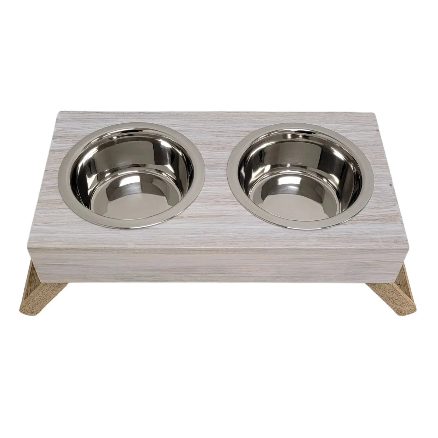 Eco-Friendly Elevated Dog Wood Feeder American Pet Supplies