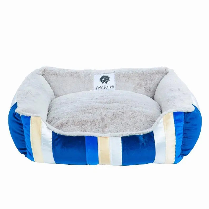 Golden Waves Reversible Pet Bed BearwoodEssentials-Elevated Pet Feeders