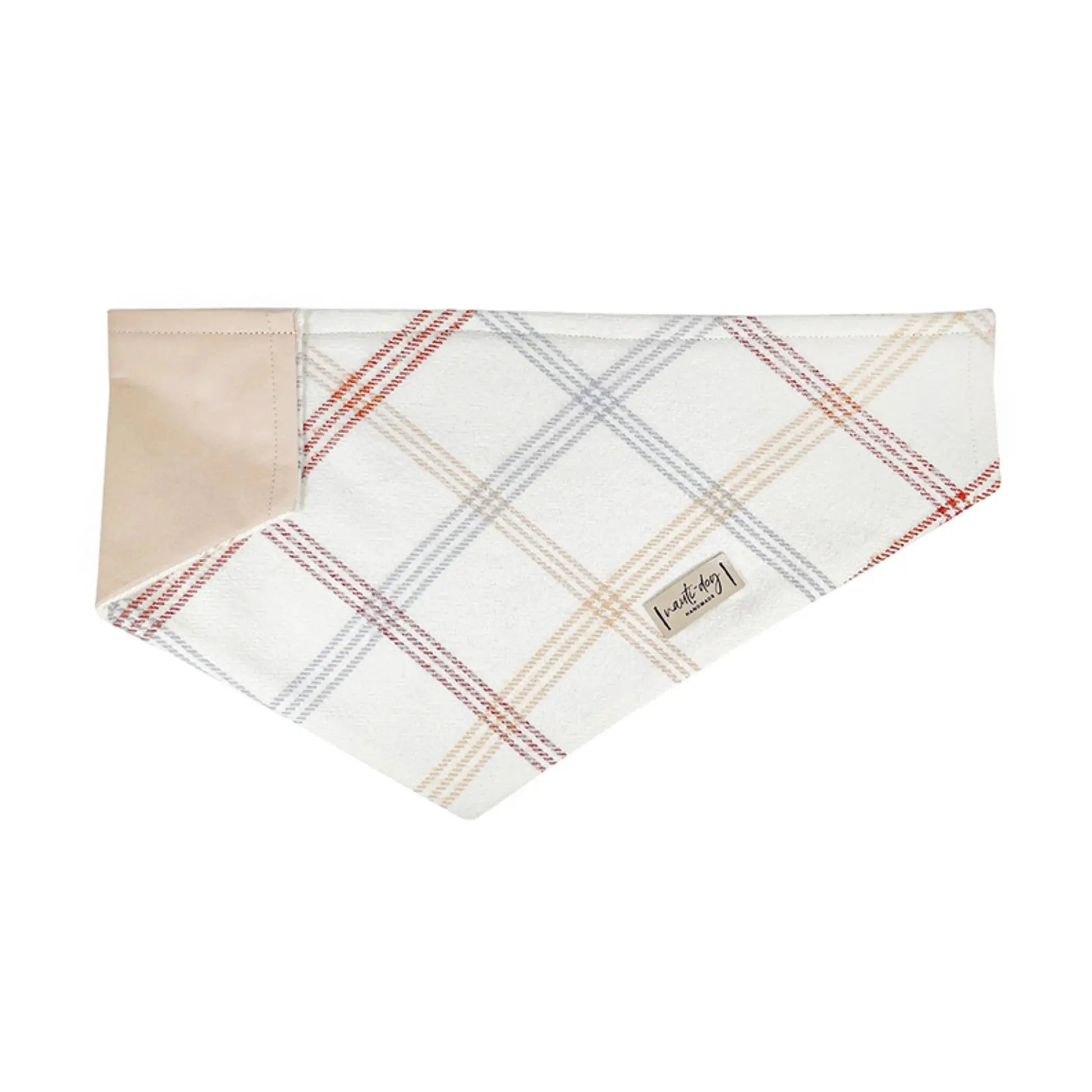 Harvest Plaid Shirting Flannel Over-the-collar Dog Bandana Nauti-dog Handmade