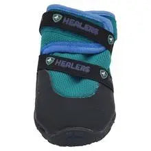 Healers Urban Walkers III Dog Booties - One Pair - Teal - Extra Large BearwoodEssentials-Elevated Pet Feeders